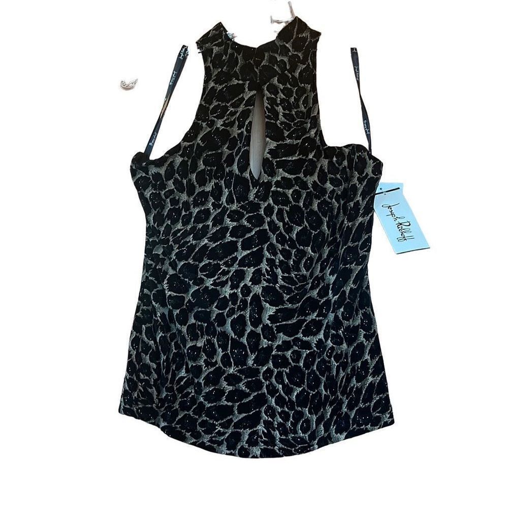 Joseph Ribkoff Two Piece Dressy Glittery Leopard Print Skirt and Top Size 14 - Picture 2 of 16